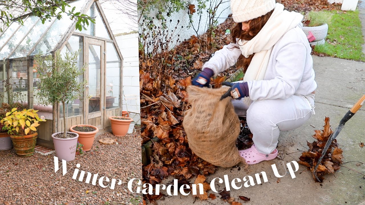 Satisfying Winter garden clean up 👩🏻‍🌾🍁