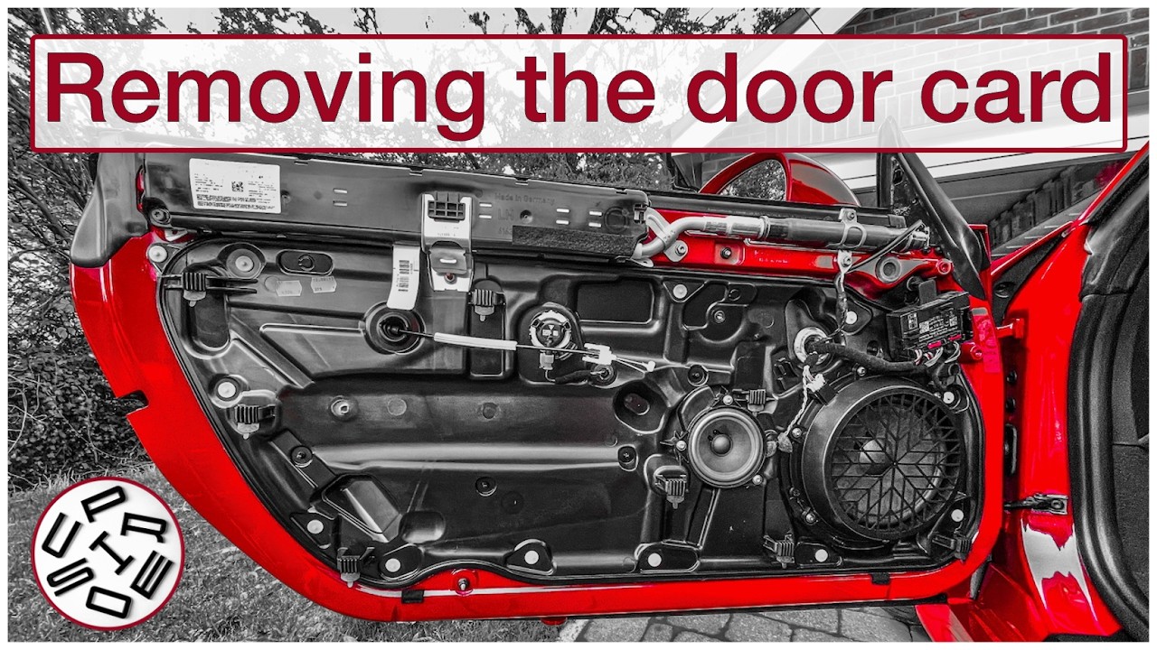 How to remove the door card on your Porsche Boxster, Cayman or 911