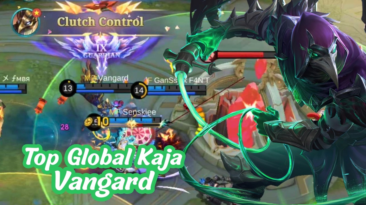 [84.9% WR] Top 1 Global Kaja - Vangard - Mobile Legends Emblem, Build and Gameplay