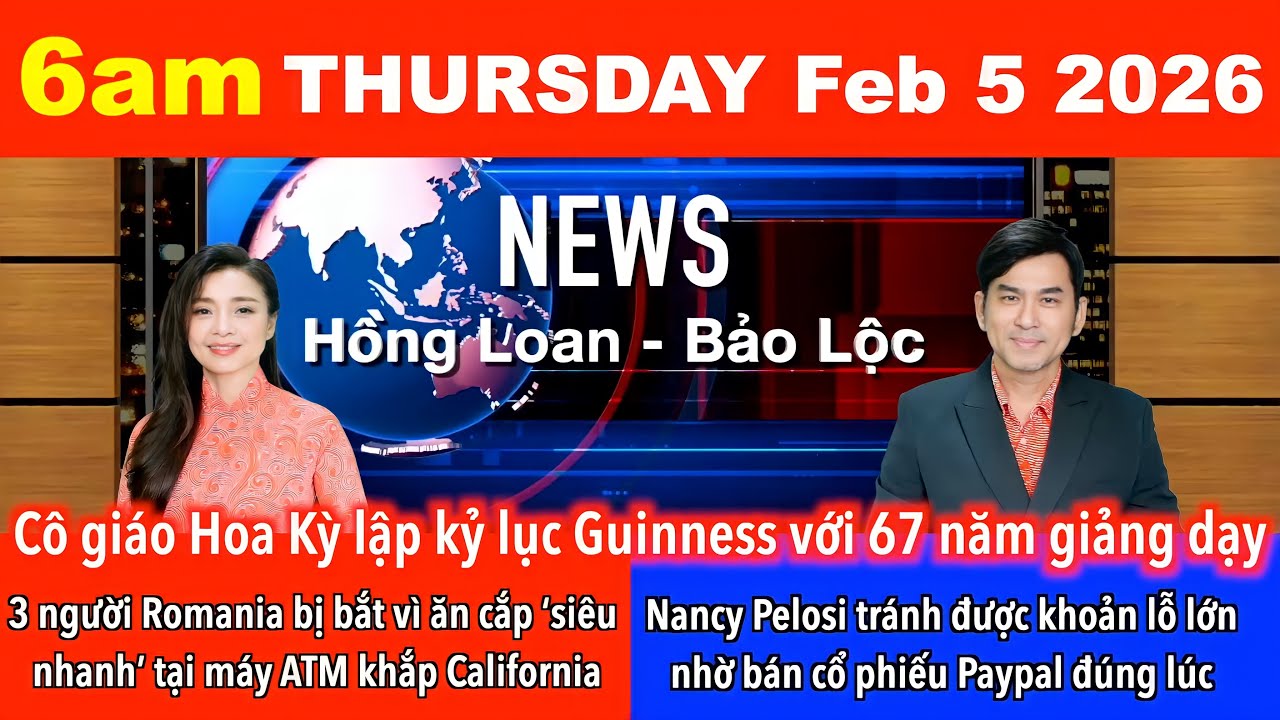 🇺🇸Feb 5, 2026 Ba người  Romania bị bắt vì trò ăn cắp 