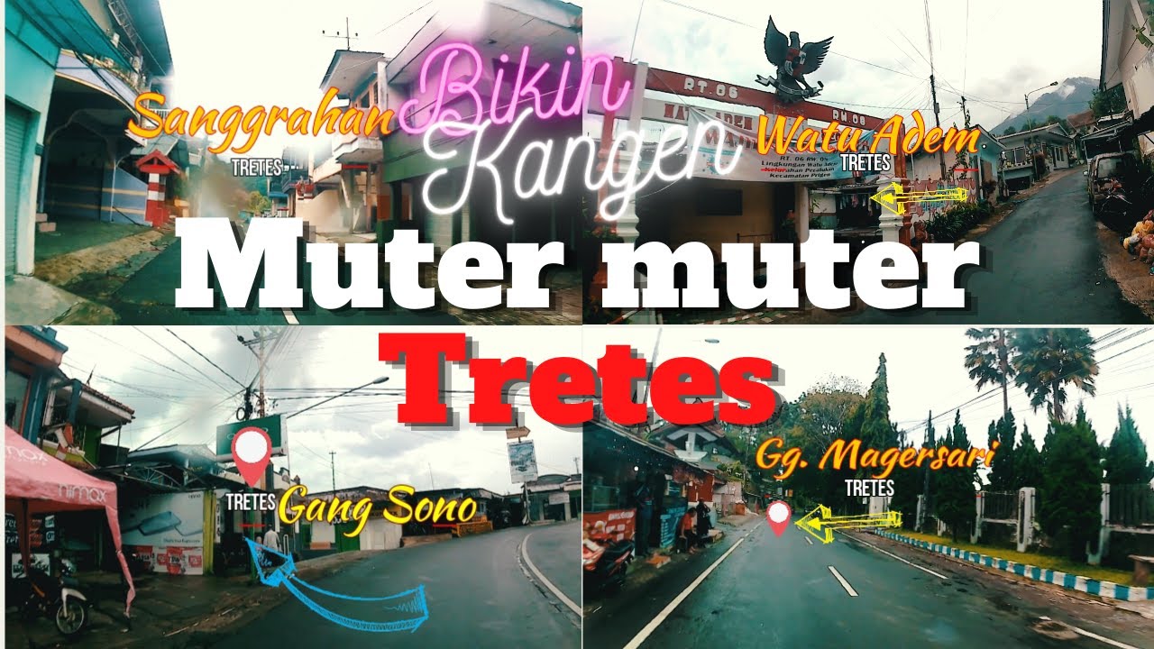 Yang belum tahu Tretes Gg Sono Gg Bakwan, Watu adem Gg magersari Pesanggrahan.
