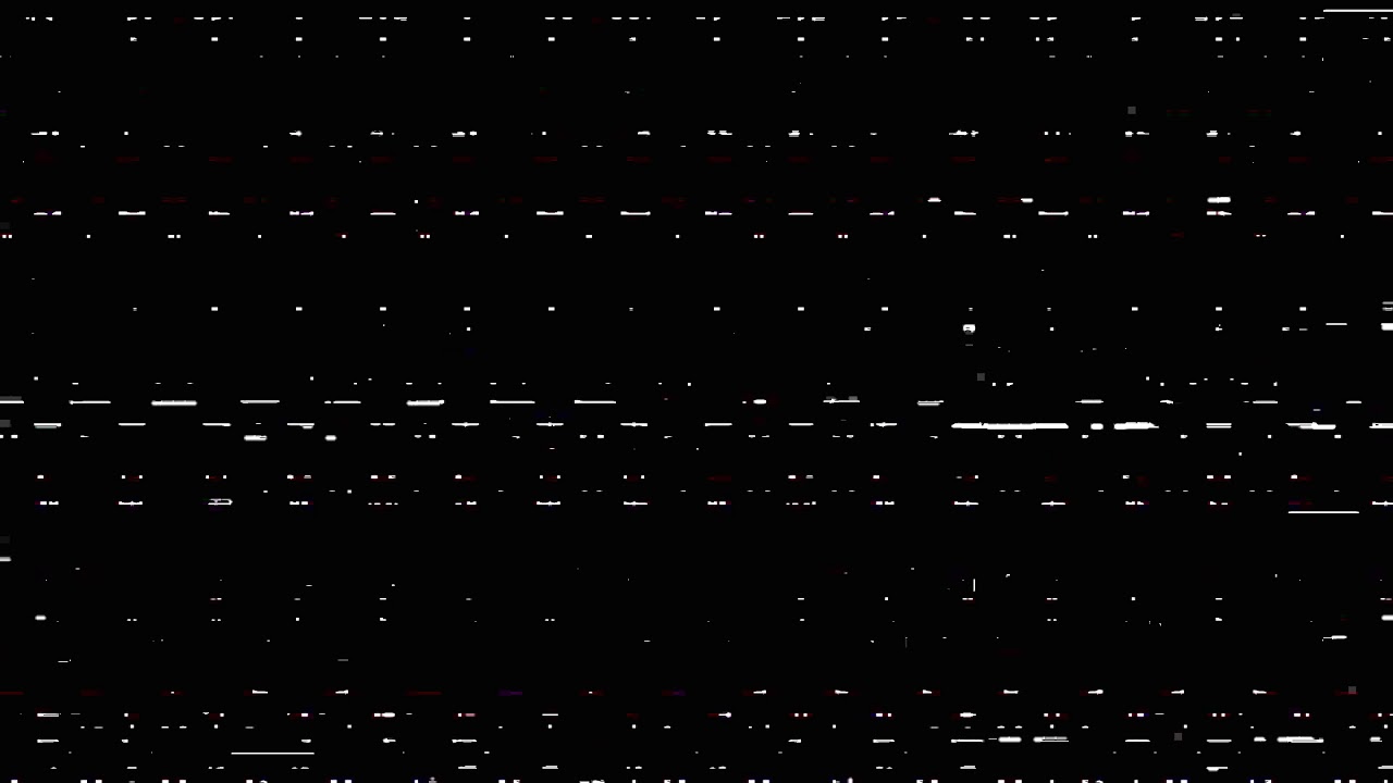 1 Hour Broken Screen Glitching LCD Monitor
