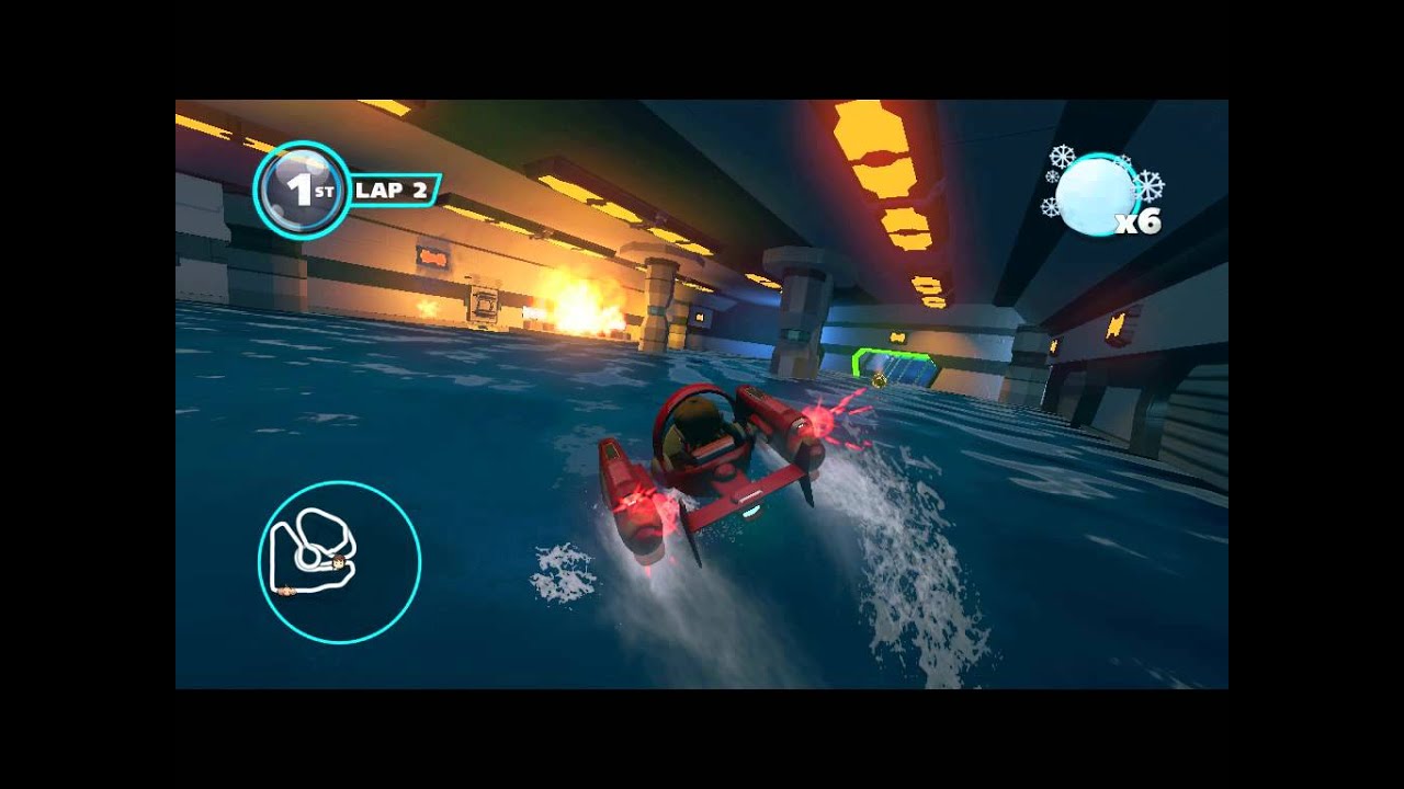 Burning Depths Run ( Sonic And All Stars Racing Transformed )