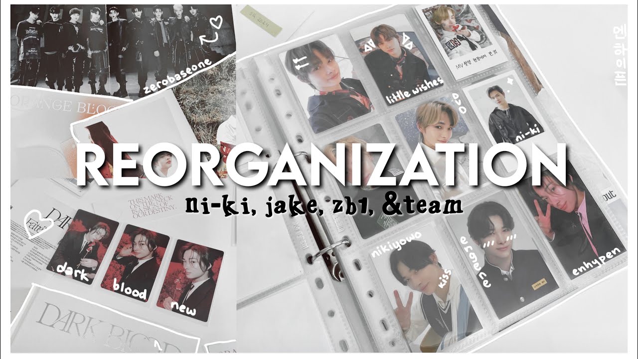 [ REORGANIZING PHOTOCARDS ] ✩ enhypen, zb1, &team…