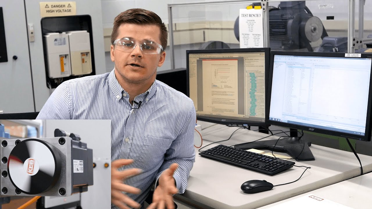 Positioning Without an Encoder Using KEB SCL Servo Motor Control