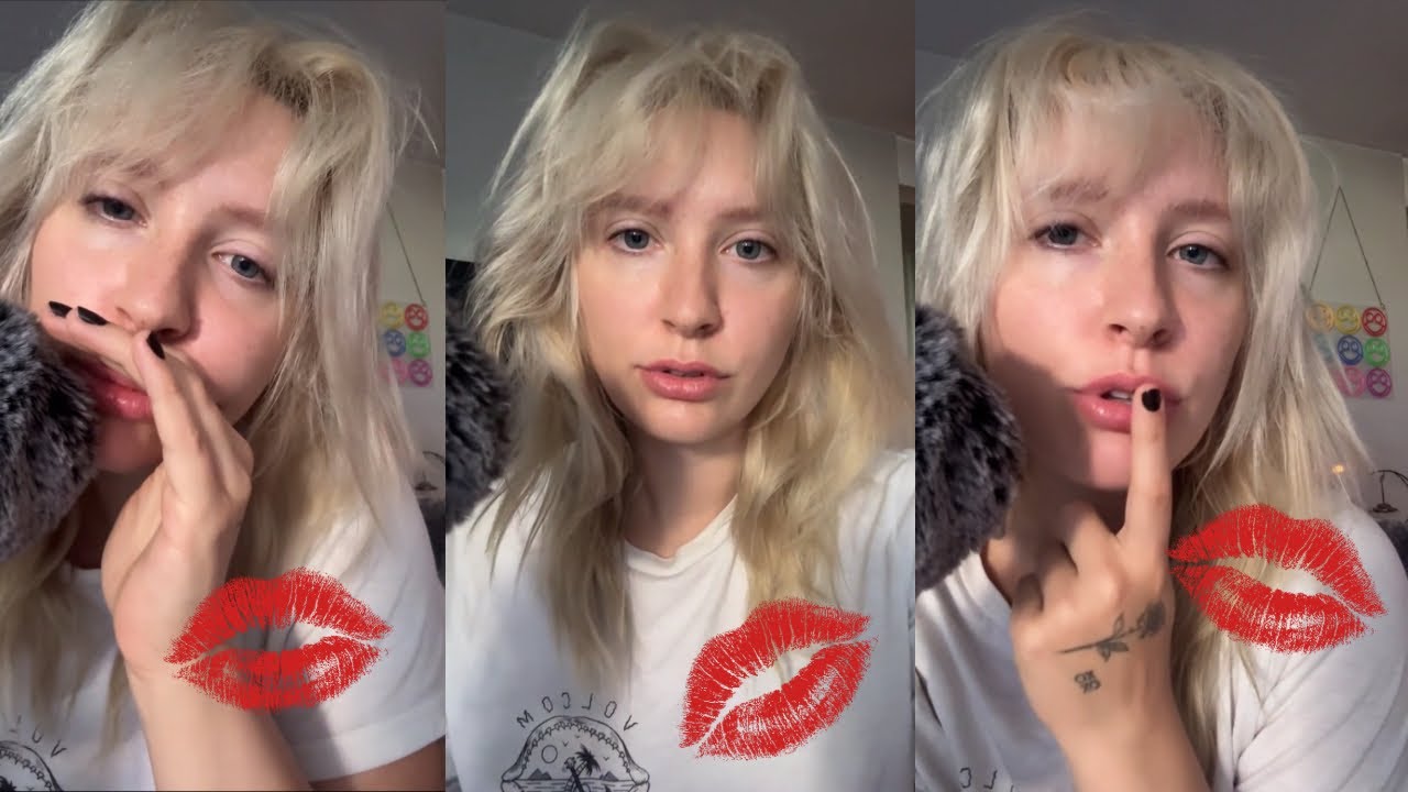 ASMR 30 mins of mouth sounds + kisses 💋