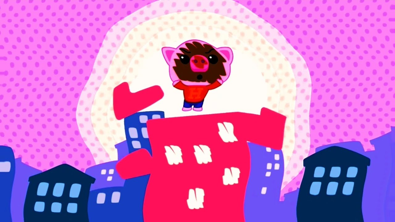 THE INCREDIBLE  HUGGY💪🐷||SPONSORED BY KLASKY CSUPO FX REMIX 