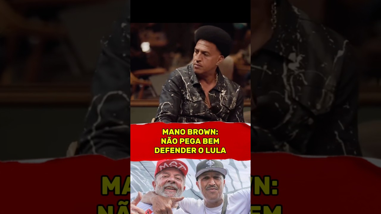 MANO BROWN E LULA #manobrown #lula #racionaismc #direita #patriota #noticia #jornal