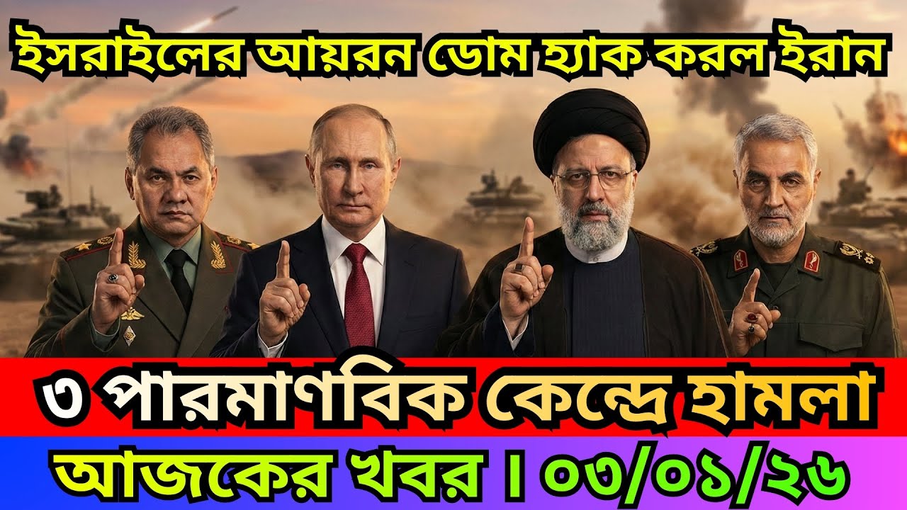 BBC  News 03 Jan 2026  || আন্তর্জাতিক বাংলা নিউজ  || World News Bangla || International News Today
