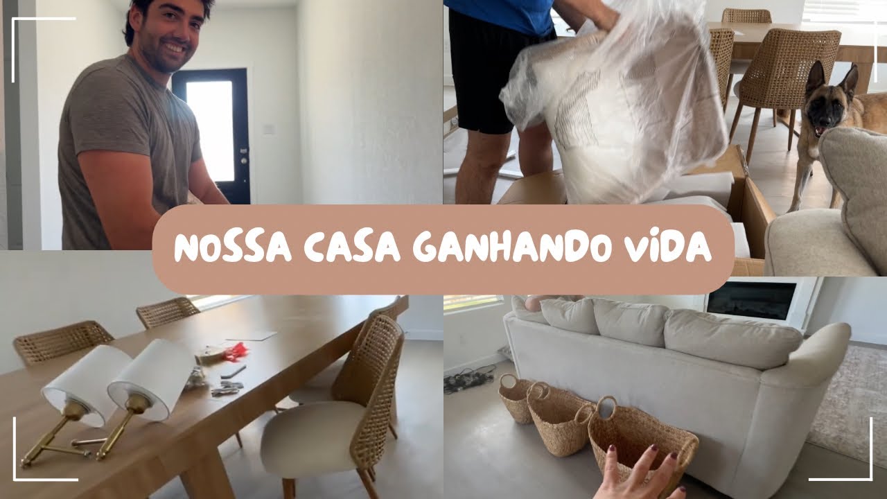 TRANSFORMANDO A CASA NOVA NOS EUA AOS POUCOS 🏡✨ (PARTE 1)