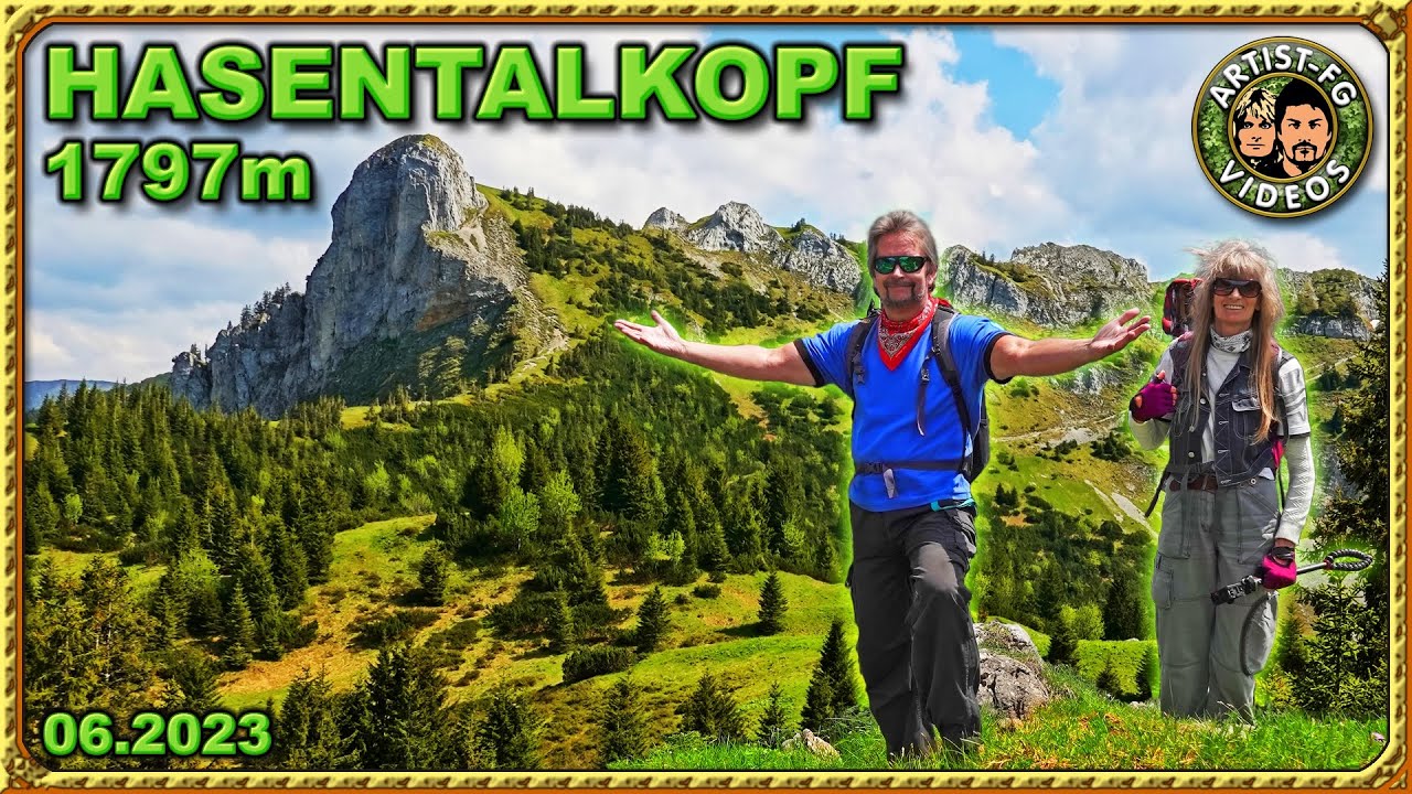 HASENTALKOPF 1797m. 15km Rundtour. Ammergauer Alpen. Juni 2023.