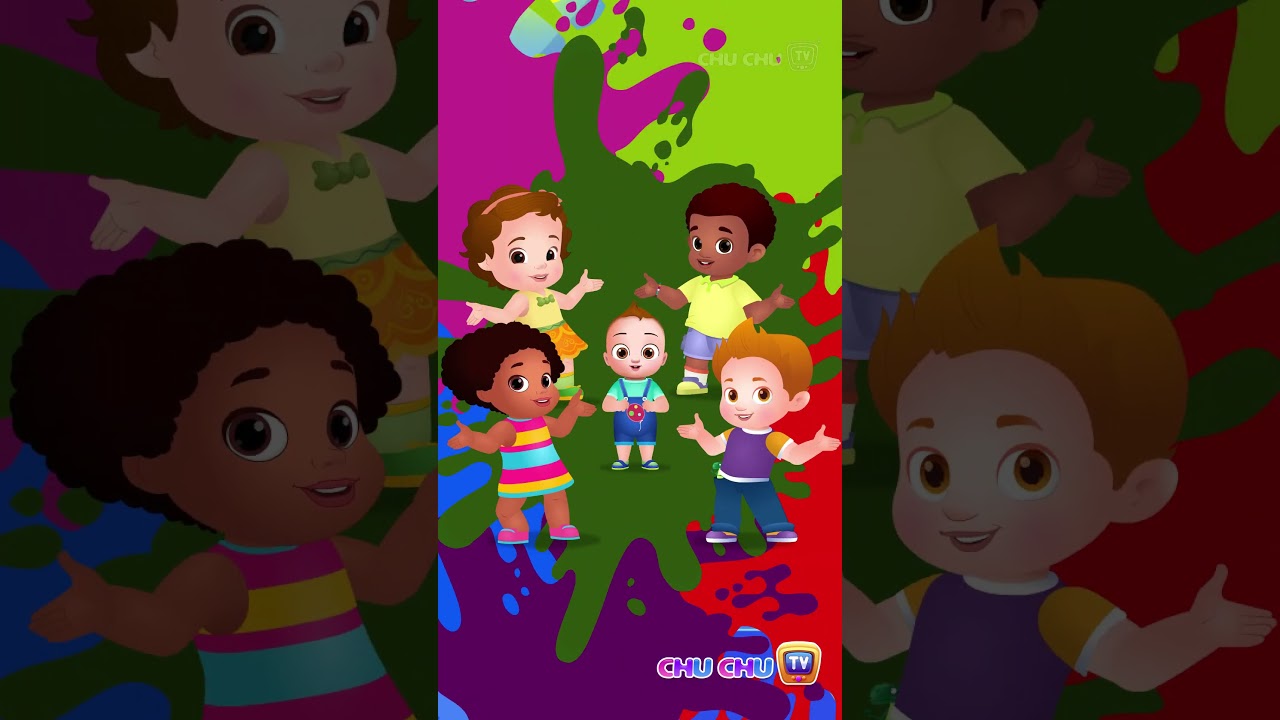 Happy Holi Song - #Shorts #HappyHoli #ChuChuTV #NurseryRhymes #KidsSongs #holisong