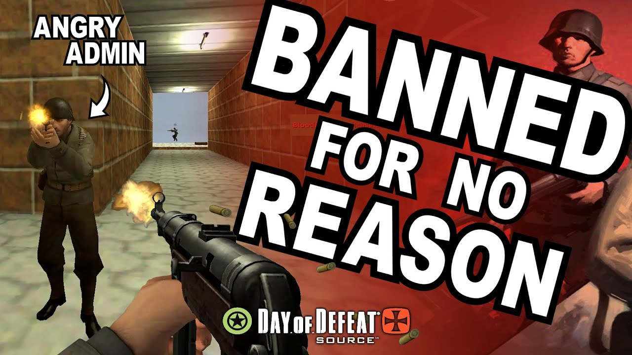Banned For No Reason | German Admin Rage | Day of Defeat Source