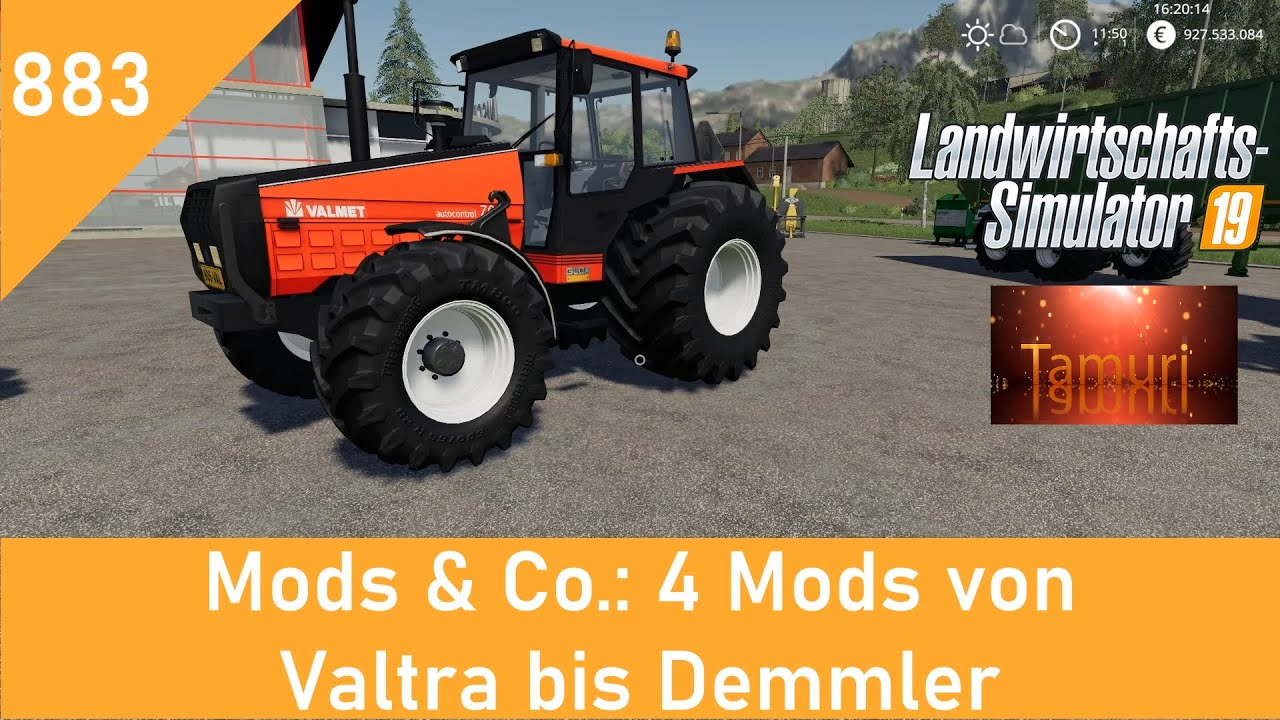 LS19 Mods & Co.  883  4 Mods von Valtra bis Demmler mit Link Liste