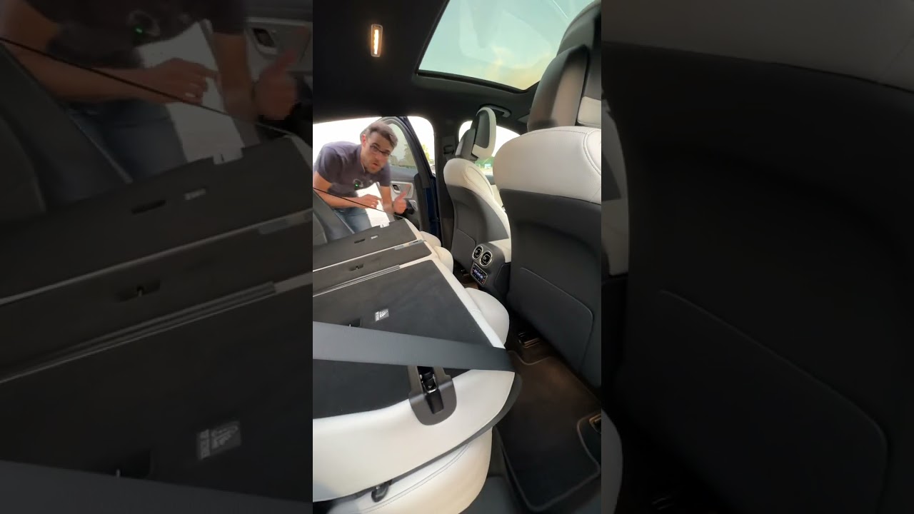 Not Like Any Other Car 😎 This is How The New Mercedes GLC Coupe Folds its Seats #shorts