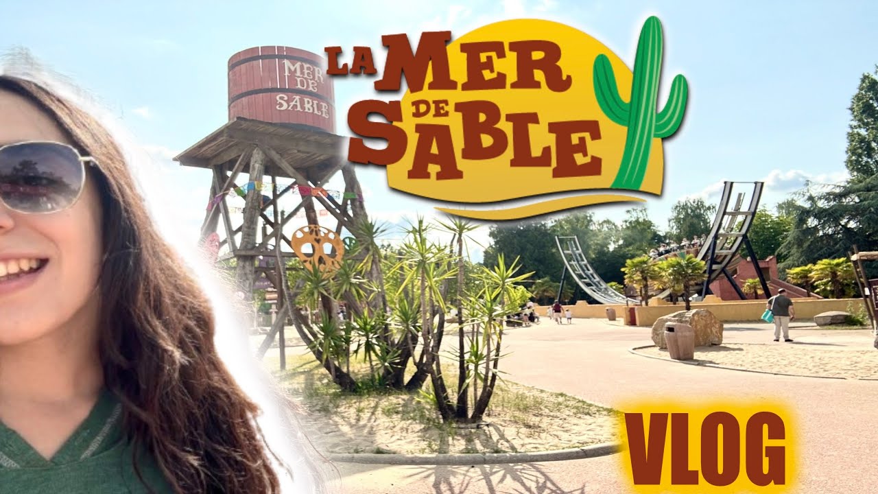 Visiting Mer De Sable... Bizarre French Amusement Park COVERED IN SAND?!!? 🪅🏮  Vlog.