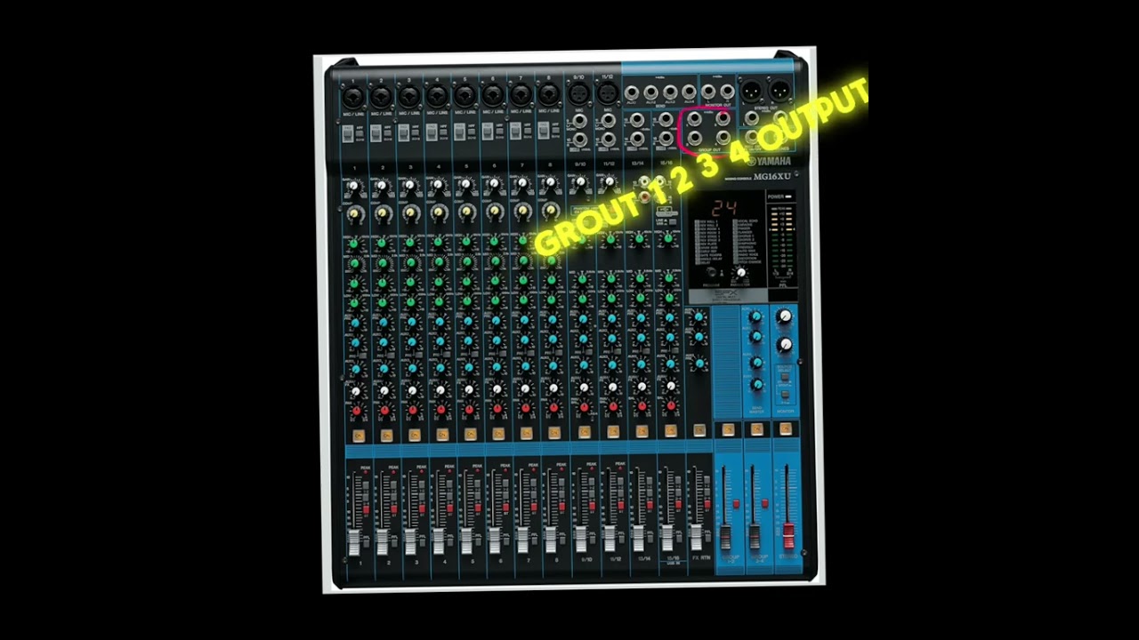 Yamaha MG 16xu mixer review