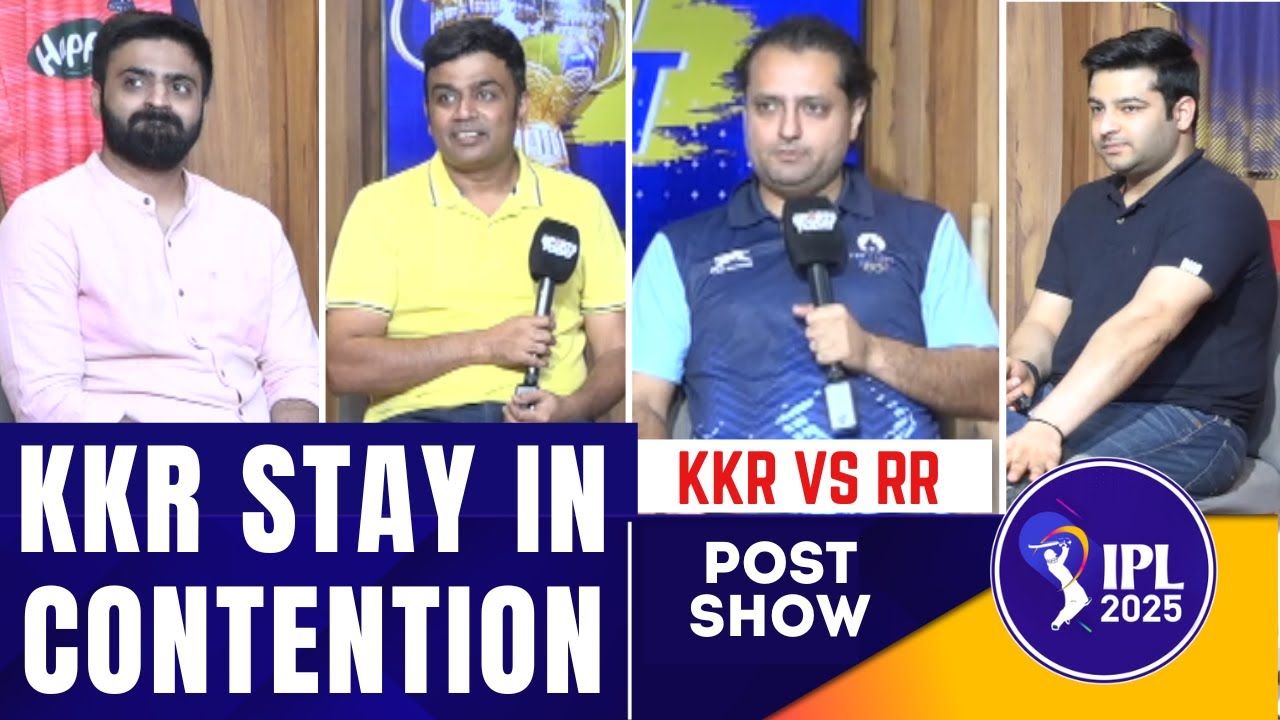 LIVE IPL 2025: KKR keep playoffs hopes alive despite Riyan Parag's special knock |Sports Today