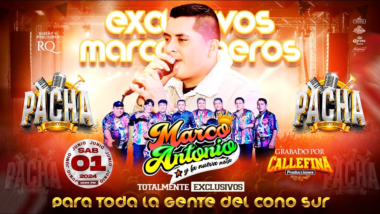 MIX POR QUE LA QUIERO - MARCO ANTONIO Y LA NUEVA NOTA - PACHA PRODUCCIONES - CALLEFINA PRODUCCIONES