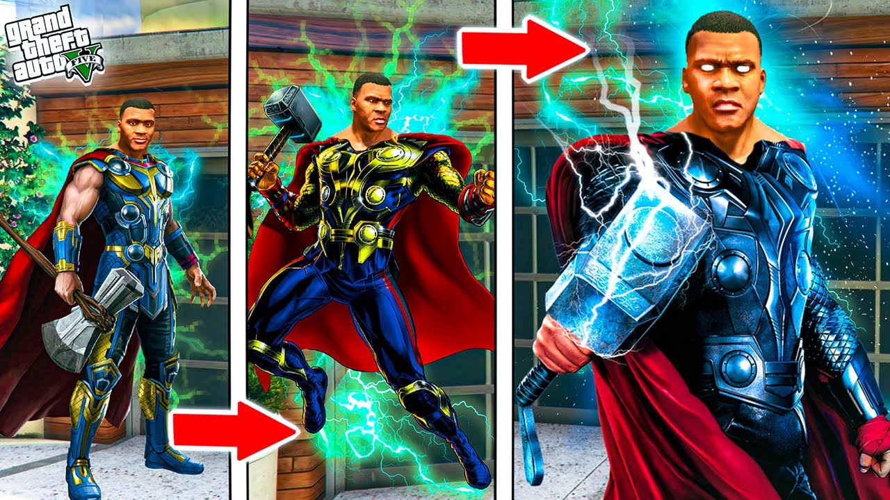 GTA 5 : Franklin Finding $1 To $1000000000 THOR In GTA 5 ! (GTA 5 Mods)