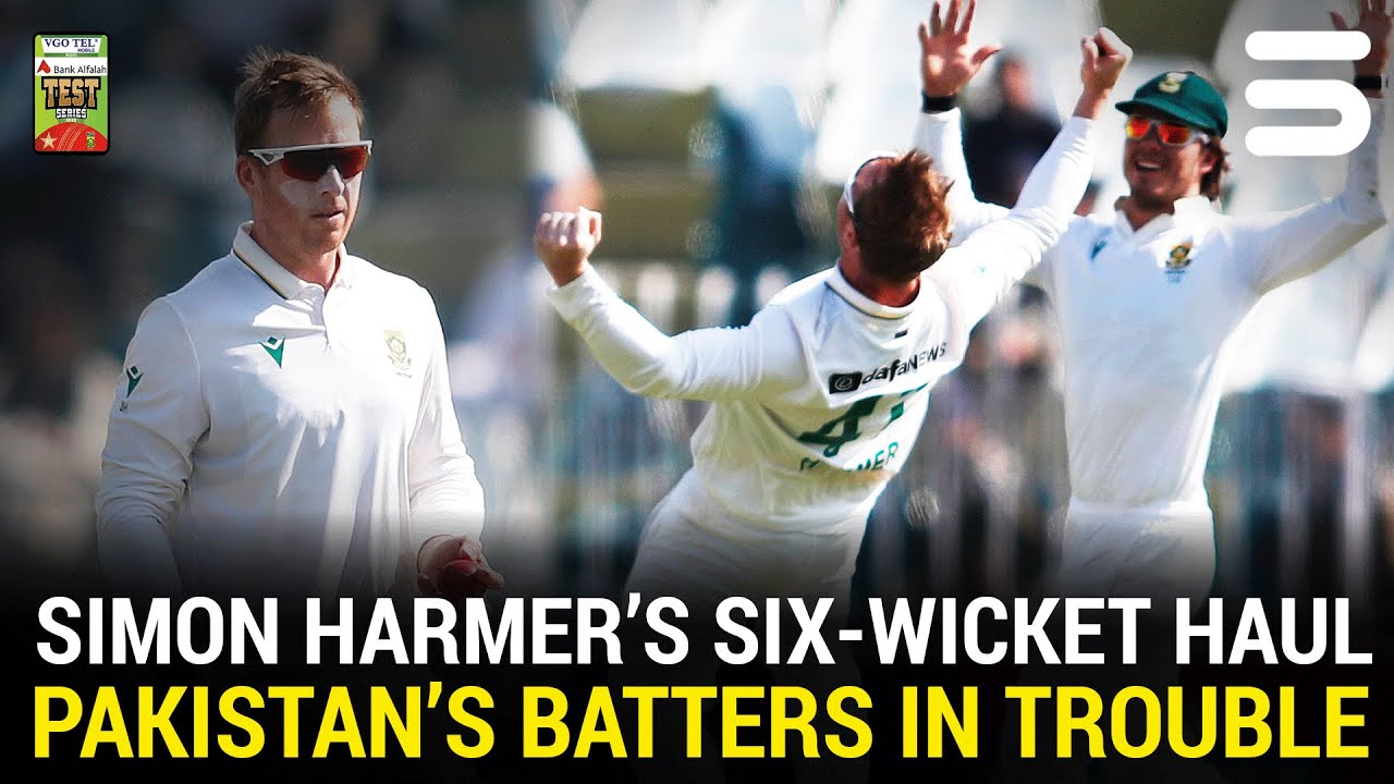 Simon Harmer&rsquo;s Stunning 6-Wicket Haul | Pakistan vs South Africa | 2nd Test Day 4 | PCB | M3U1K