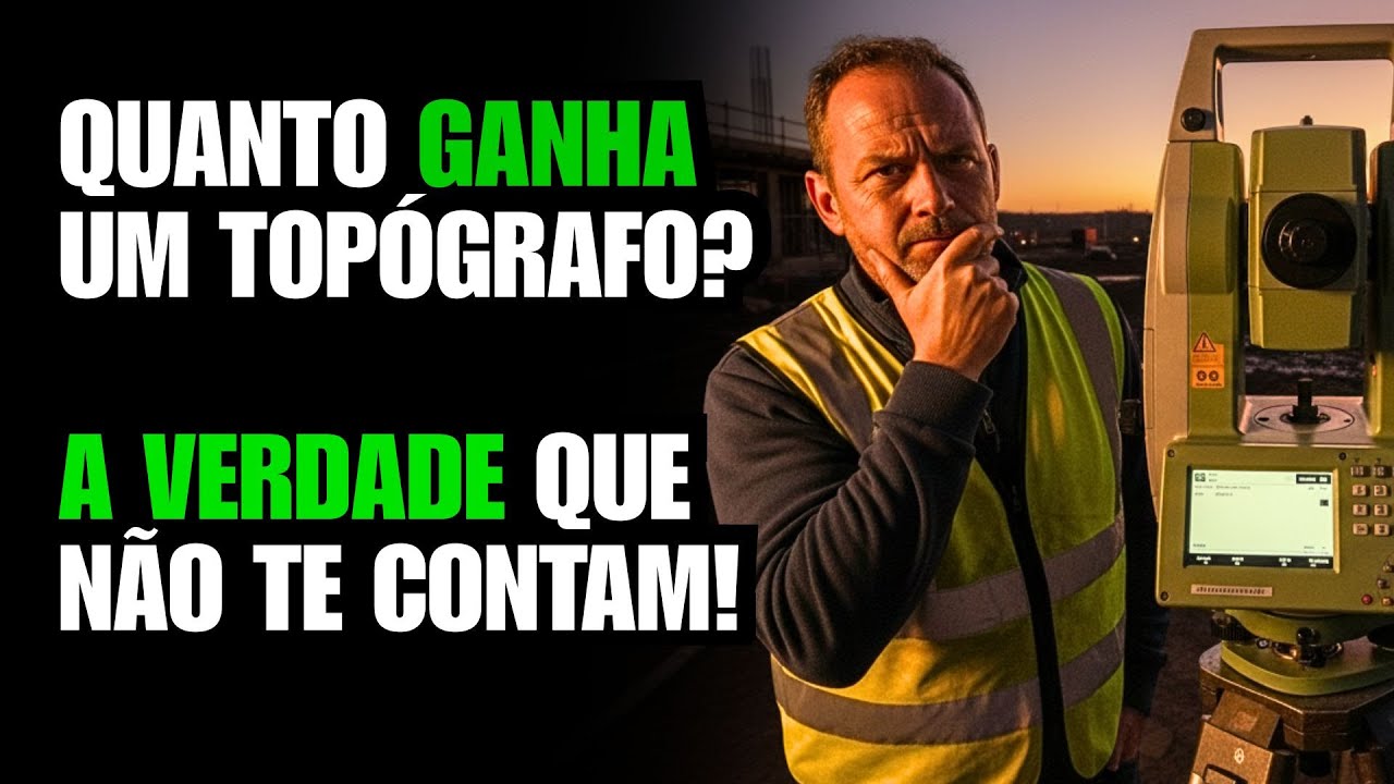 TOPOGRAFO: O que significa e quanto ganha? Topografia e Agrimensura