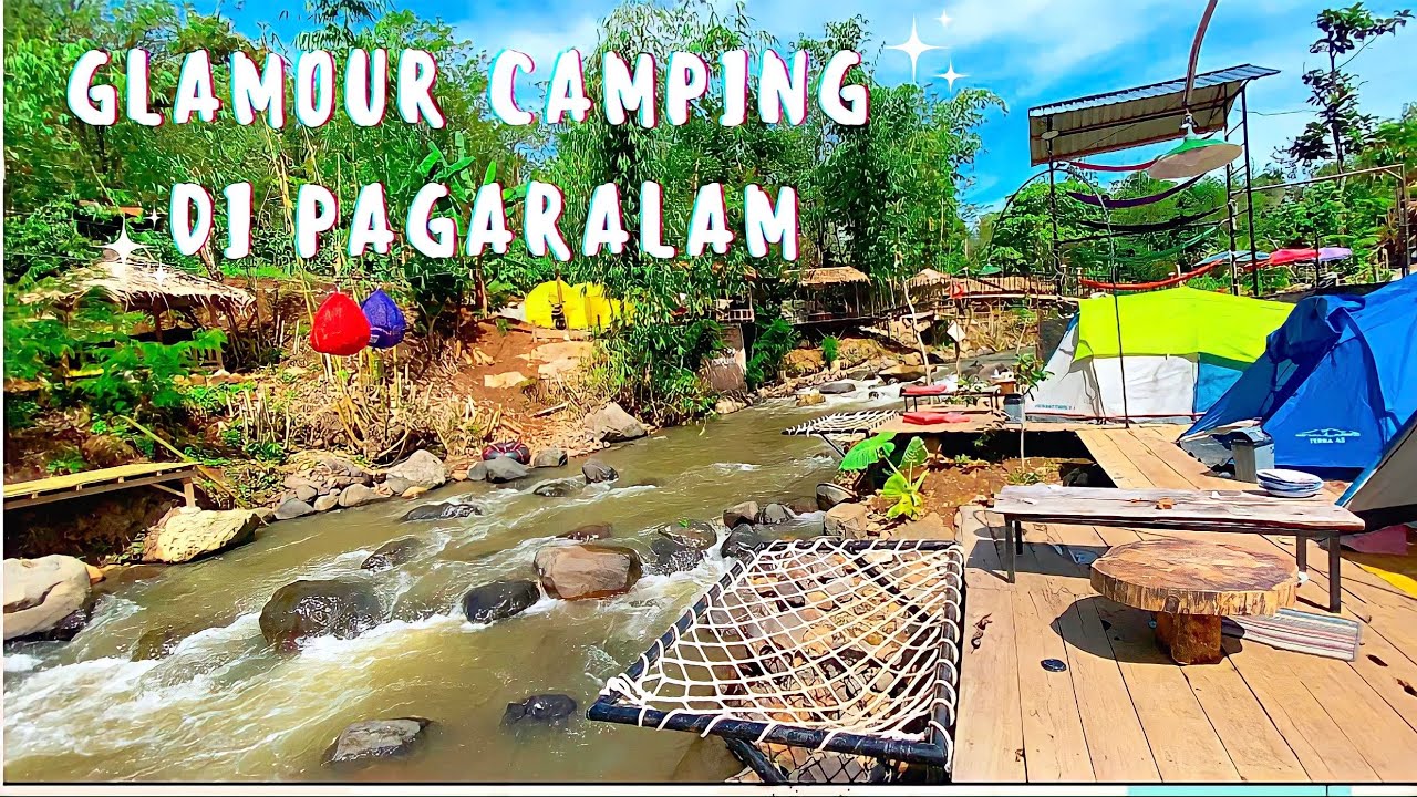 GLAMOUR CAMPING VIEW BACK TO NATURE DI PAGARALAM DUSUN CAMP | PENGINAPAN PAGARALAM #explore #vlog