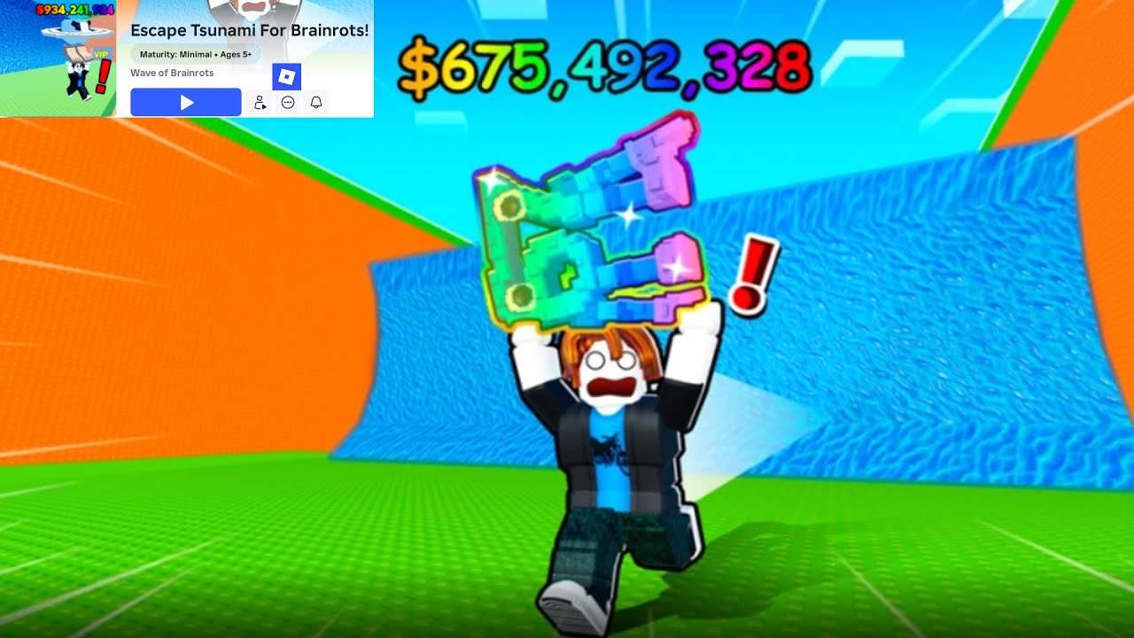 PART 10 – ESCAPE TSUNAMI FOR BRAINROTS ROBLOX | TOTAL CHAOS! (LIVE)