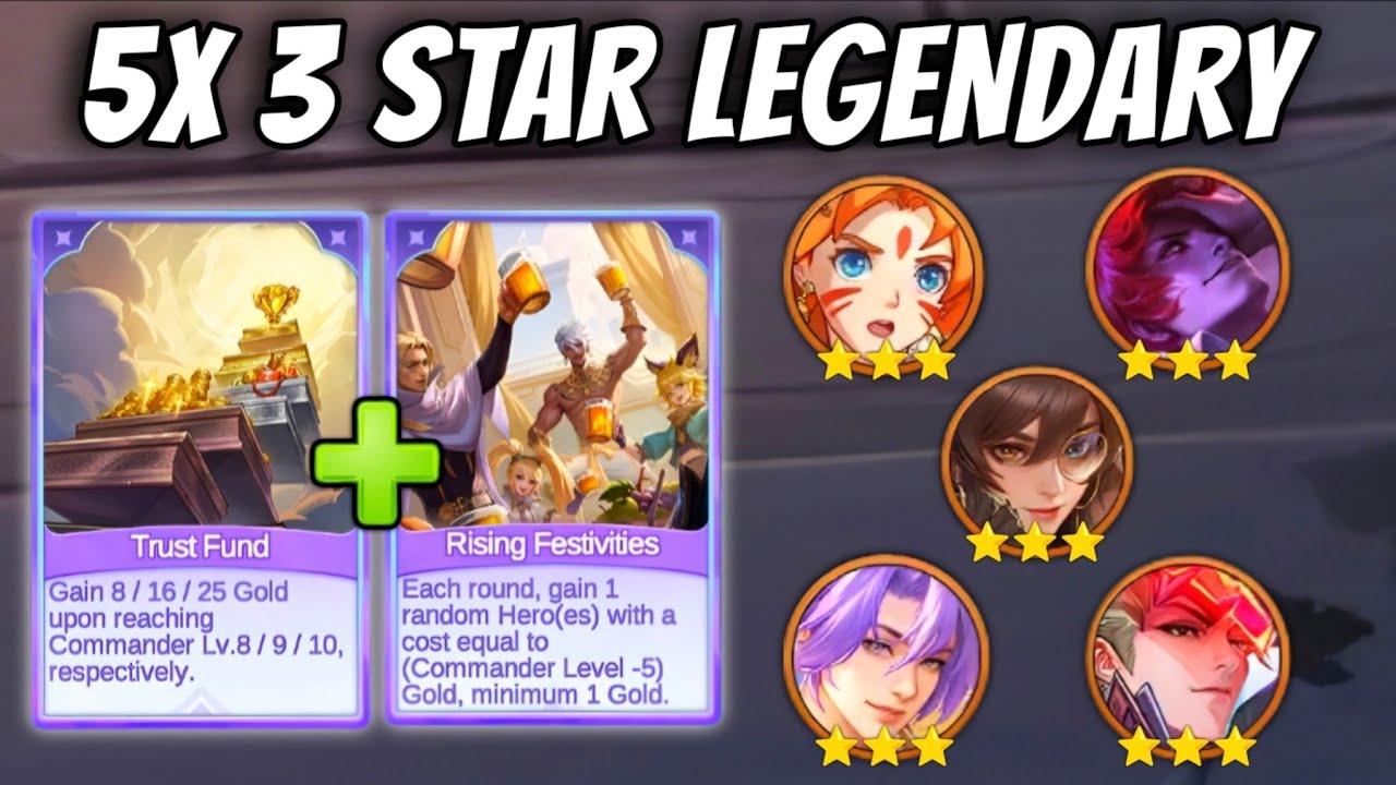 PERFECT COMBO TO GET UNLIMITED 5 COST 3 STAR!! MAGIC CHESS GO GO BEST STRATEGY 