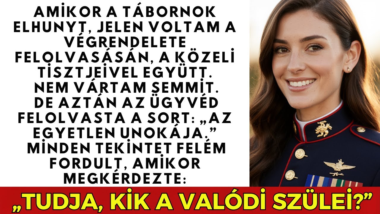 A tábornok végrendeletén a jogász hirtelen megkérdezte: 