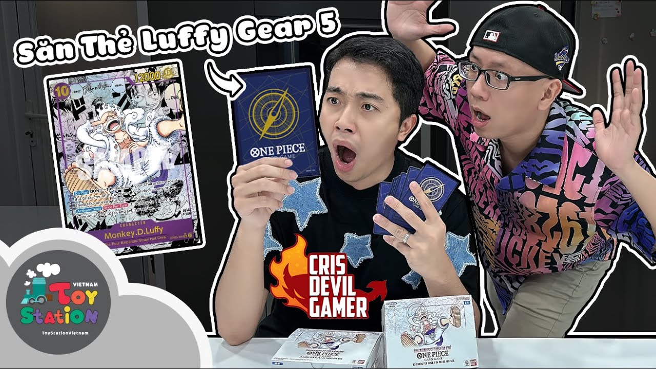 Cười mỏi miệng lần đầu mở thẻ One Piece TCG op05 với @CrisDevilGamer  ToyStation 862