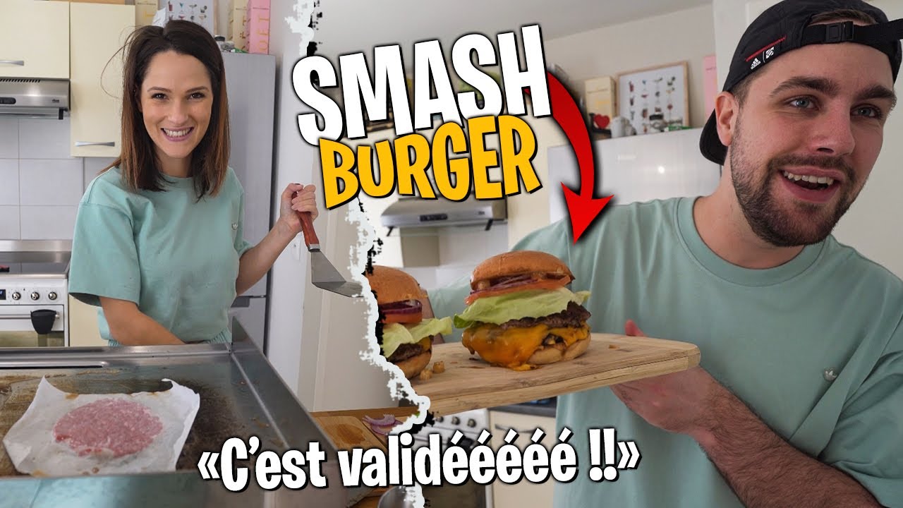 Je teste de faire un Smash Burger sur ma Plancha ! (Pidi le valide fort)