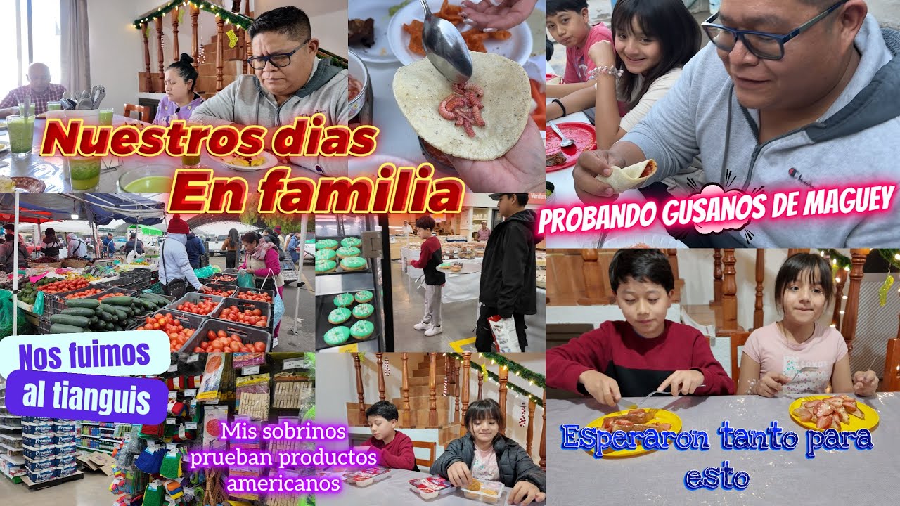 ‼️Nuestros días en Mexico 🇲🇽 con la familia, esto hemos hecho.
