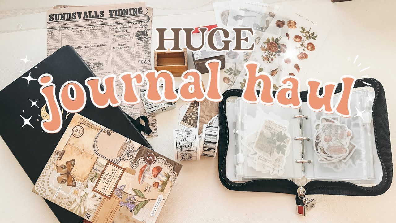 HUGE Journaling Haul | TEMU, Amazon, Notebook Therapy Haul