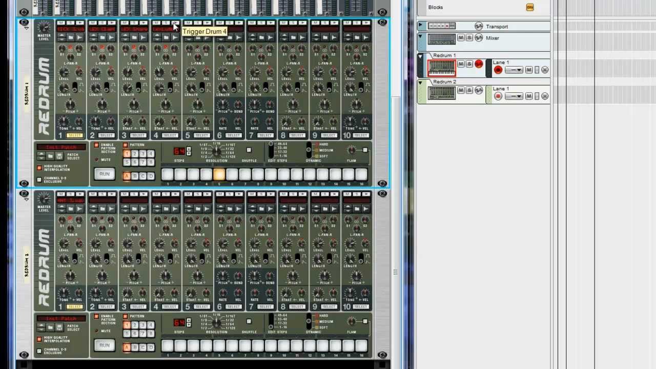 Trap Style Hi Hats tutorial in Reason