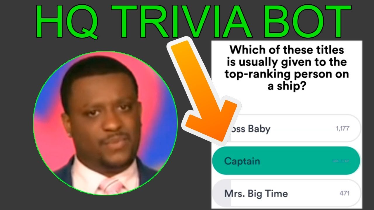 HQ TRIVIA BOT WORKING!