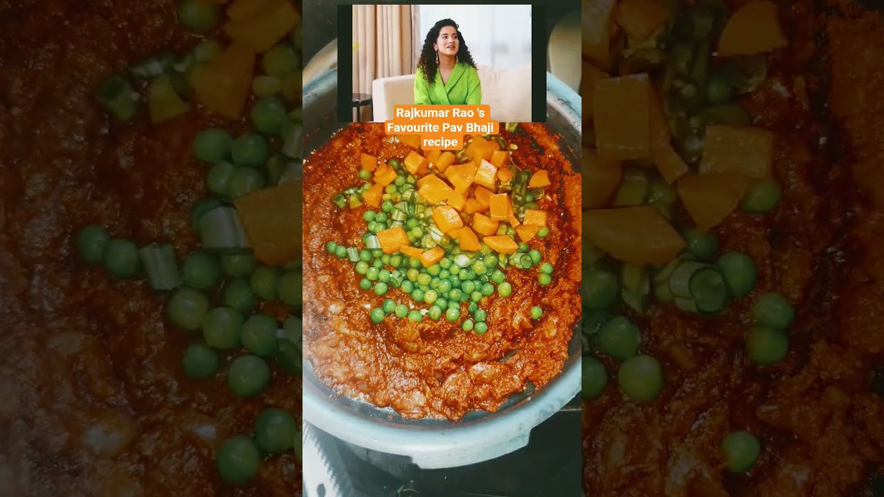 Rajkumar Rao's Favourite Pavbhaji recipe | Street style Pavbhaji recipe 