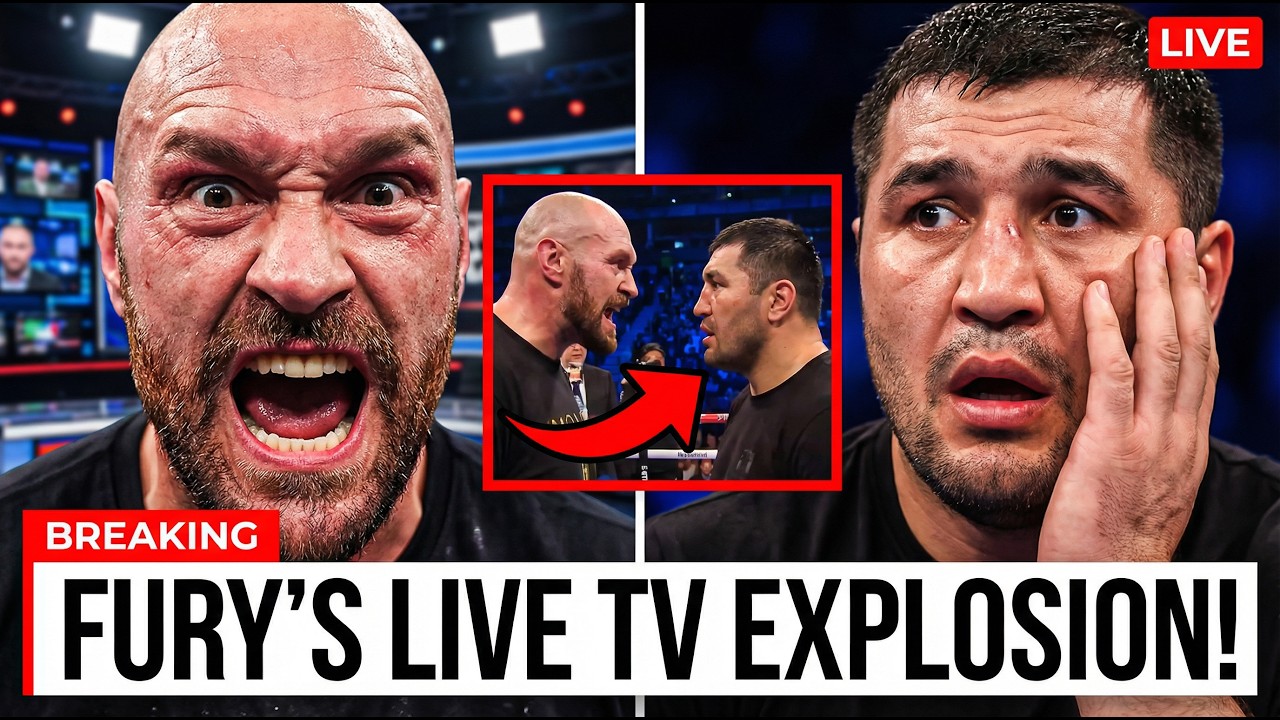 Tyson Fury RAGES Back LIVE at Makhmudov! (UNBELIEVABLE TV MOMENT)