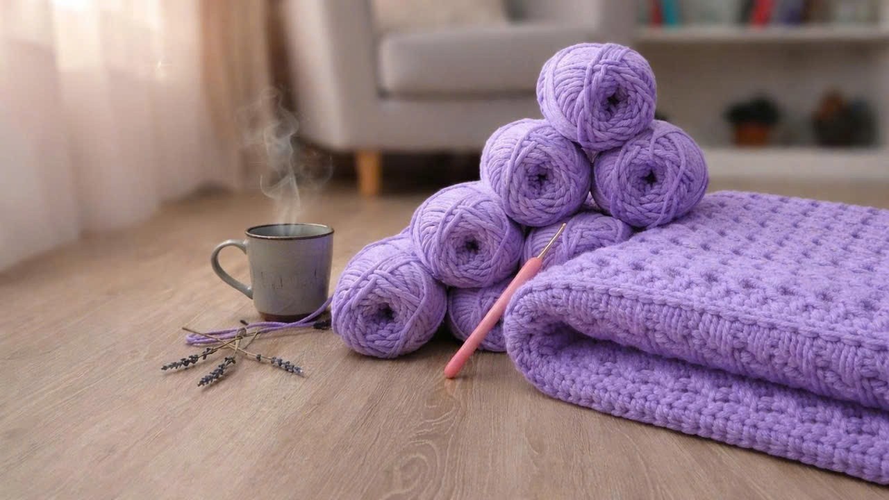 EASY 3D WAVE CROCHET STITCH FOR BABY BLANKETS | BEAUTIFUL & BEGINNER-FRIENDLY PATTERN!