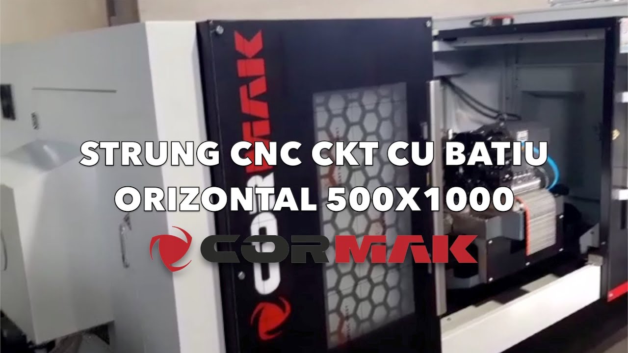 Strung CNC CKT cu batiu orizontal 500x1000 🇵🇱 CORMAK 🇷🇴