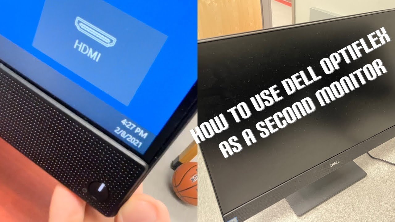 Как использовать настольный компьютер Dell OptiPlex All in One в качестве второго экрана