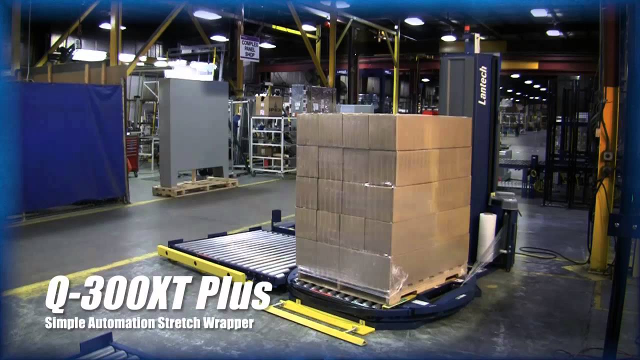 Lantech Q-300XT Plus Simple Automation Stretch Wrapper