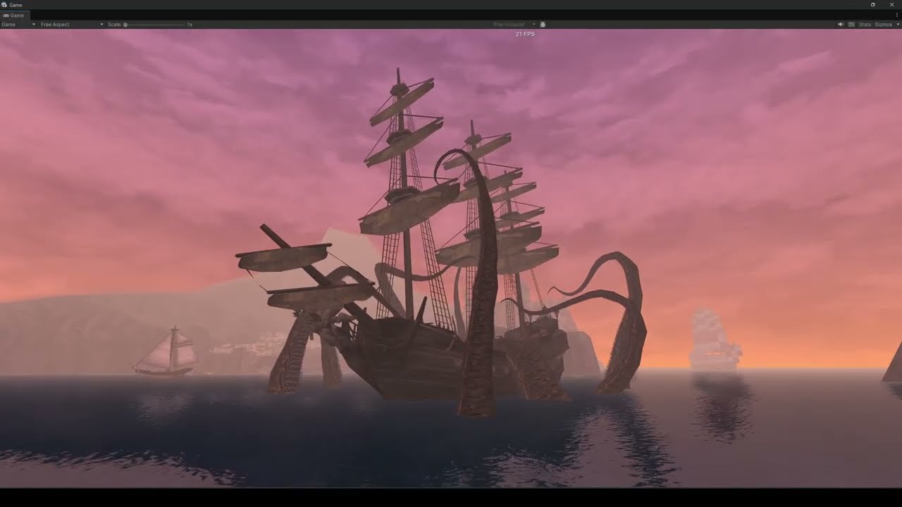 TLOPO/POTCO Fan created Kraken Scene [POTCO Unity Toolkit]