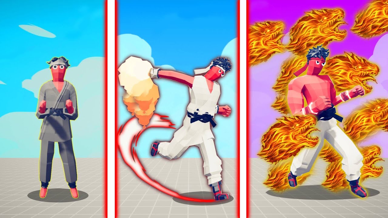 EVOLUTION OF DRAGON PUNCH MASTER | TABS - Totally Accurate Battle Simulator