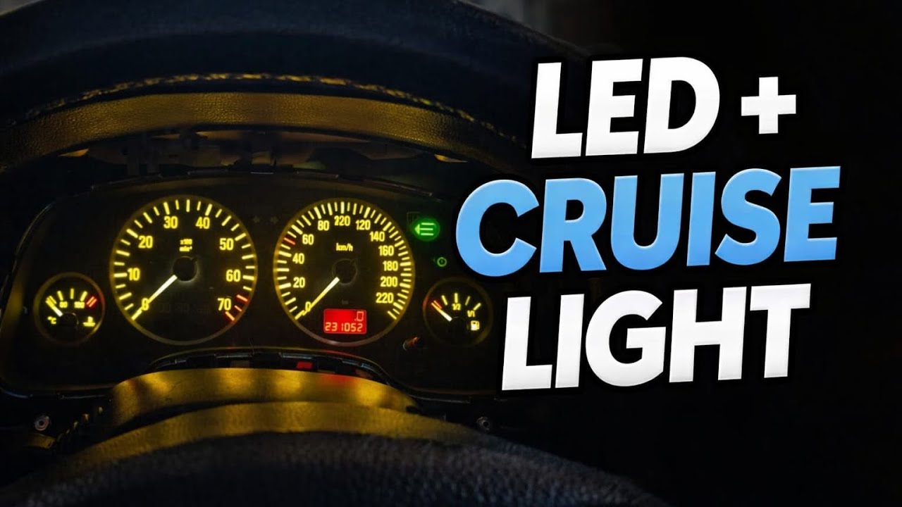 🚗Demontare ceasuri și înlocuire iluminat Opel astra G + adăugare led martor pilot automat!