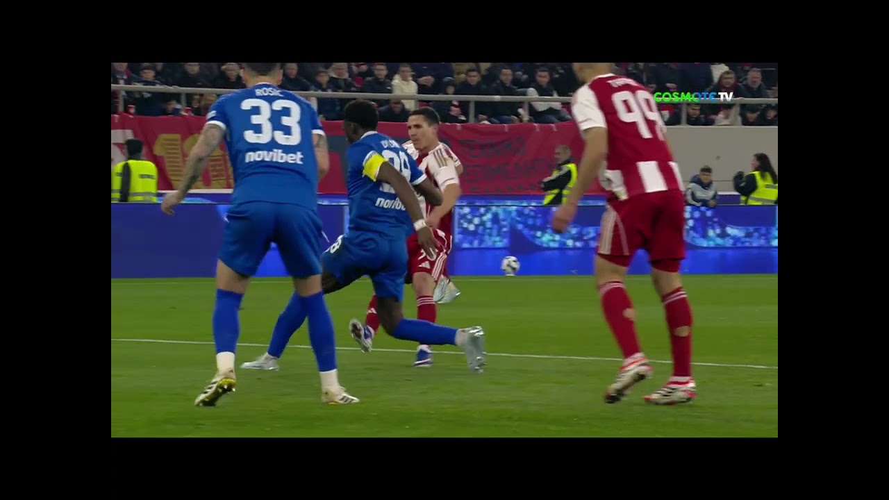 Olympiakos vs ael (highlights) #football #olympiakos #olympiakosfc #video #ael #aelfc #aggelos25gr