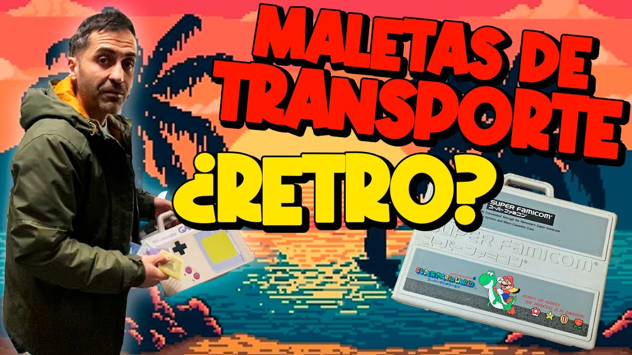 🎮 Maletas TRANSPORTE para Consolas RETRO 🇯🇵 &iexcl;Alucinantes modelos de Super Famicom, Game Boy, etc.