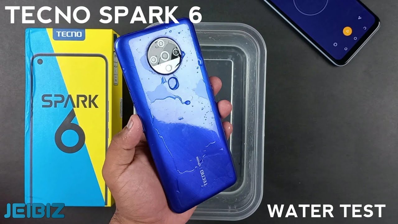 Tecno Spark 6 Water Test 2022