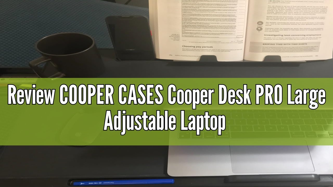Review COOPER CASES Cooper Desk PRO Large Adjustable Laptop Table, Bed Desk for Laptop, Desk for Bed