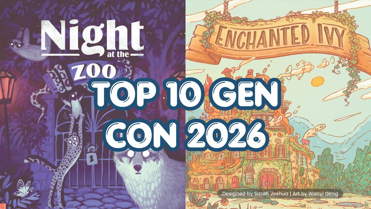 Топ-10 самых ожидаемых соло-настолок с Gen Con 2026!